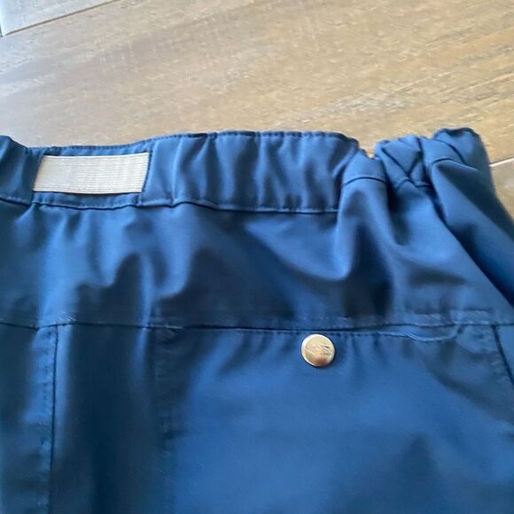 Reel Life Shorts Men's XL Blue Mesh Lined Elastic Waist Snap Surfing Swim Trunks - Picture 9 of 14